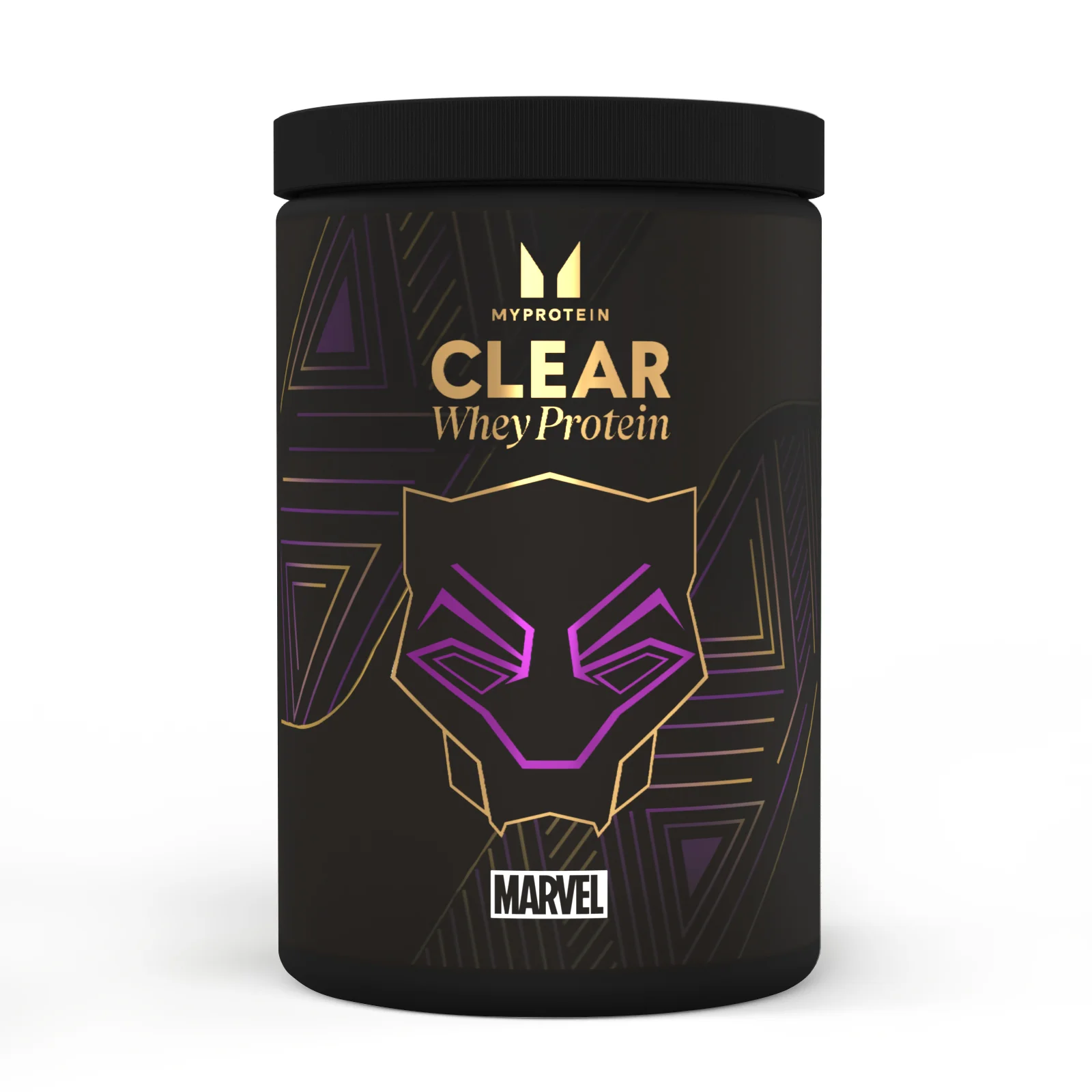 „Clear“ išrūgų baltymai – MARVEL - 20Porcijos - Black Panther - Blue Raspberry vaizdas 1