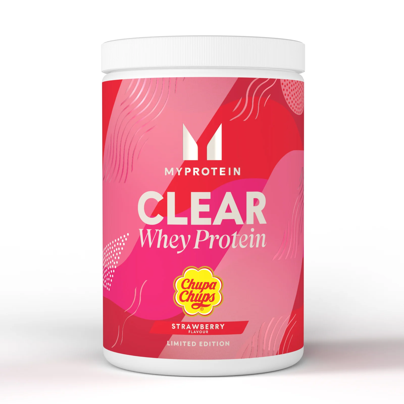 „Clear Whey“ – „Chupa Chups®“ braškių skonis - 20servings - Braškių vaizdas 1