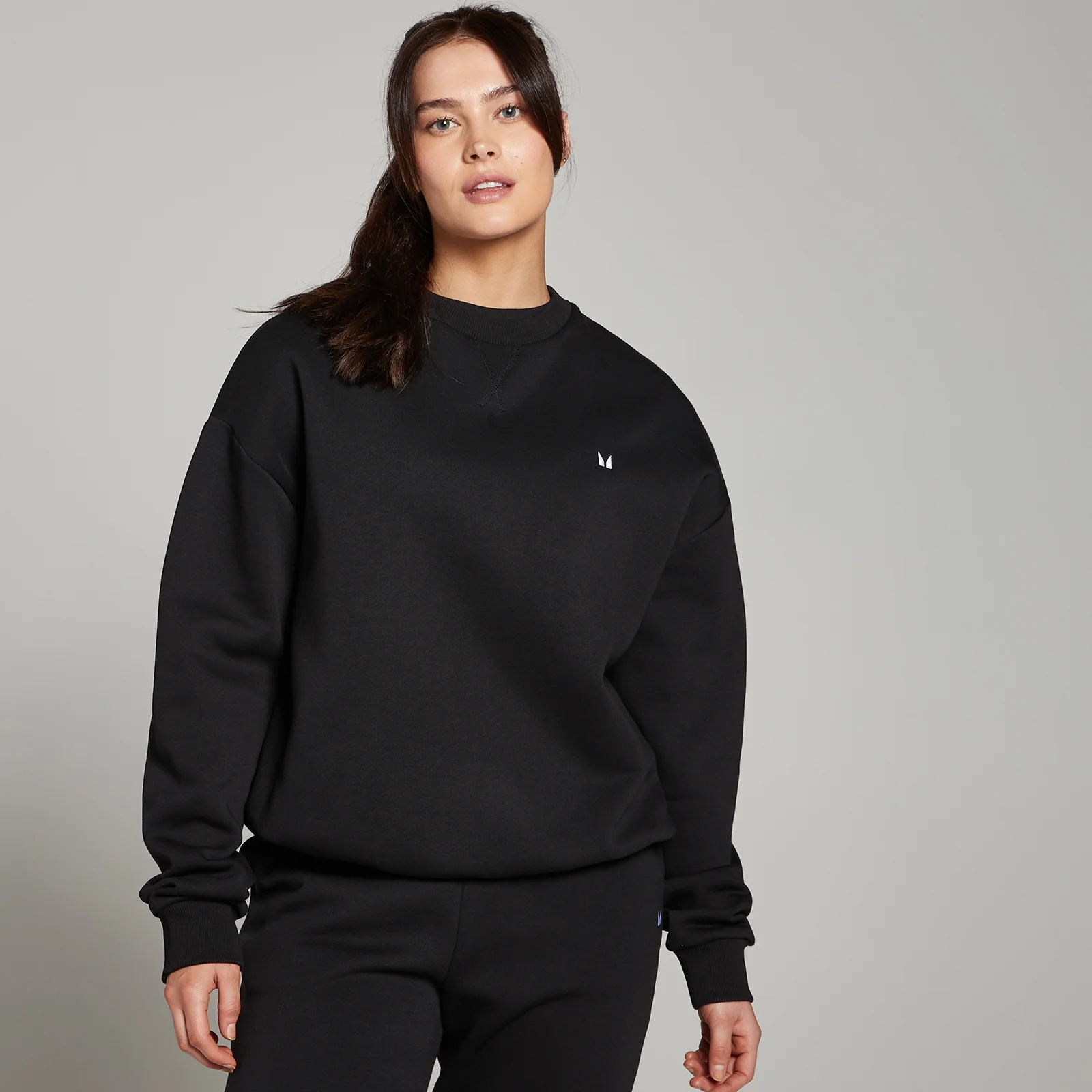 MP Women's Basics Oversized Sweatshirt - Black - S vaizdas 1