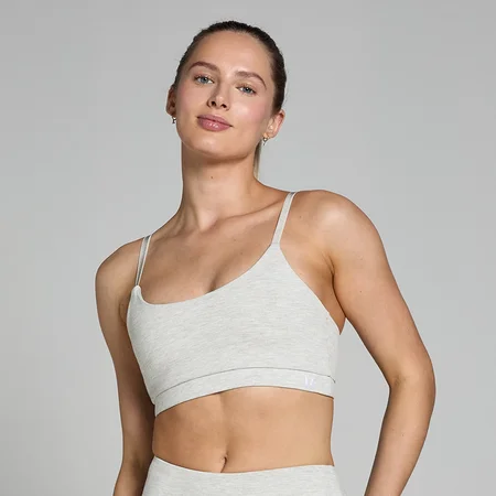 MP Women's Basic Bra - Light Grey Marl