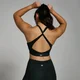 MP moteriška „Power Cross Back“ sportinė liemenėlė – Juoda