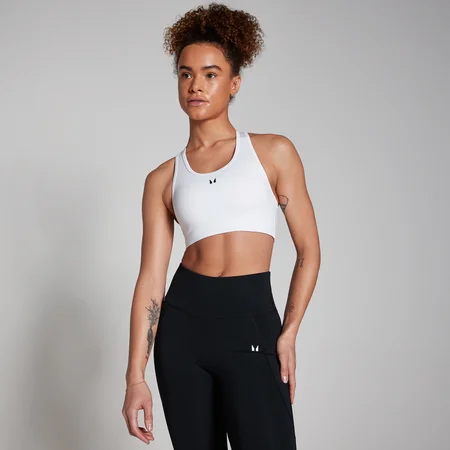 MP moteriška „Training Racerback“ sportinė liemenėlė – Balta