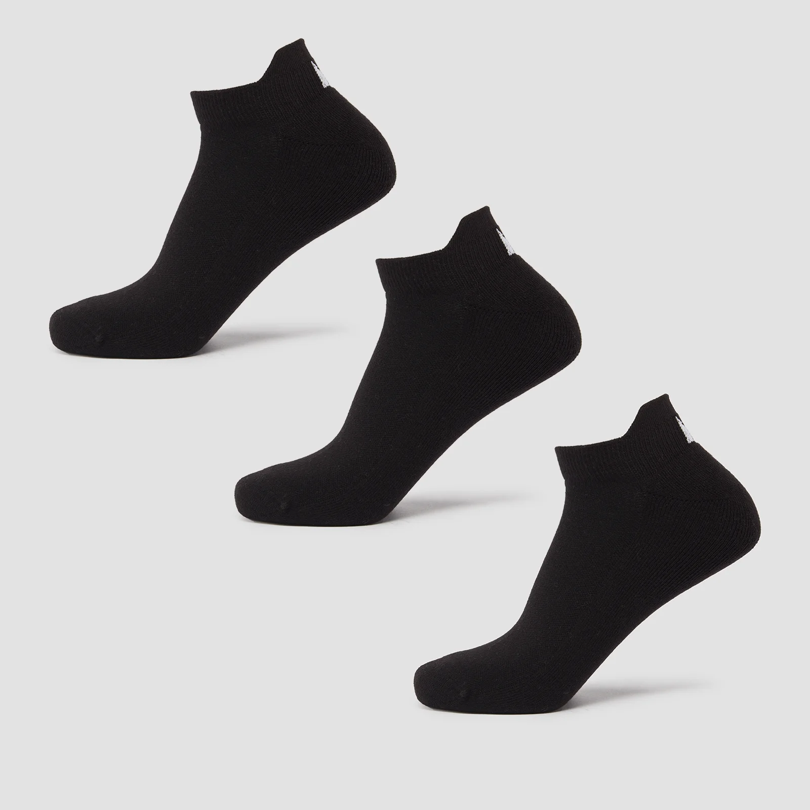 MP Unisex sportinės kojinės (3 vnt.) – Juoda - UK 2-5 vaizdas 1