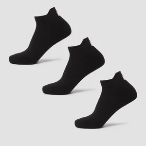 MP Unisex sportinės kojinės (3 vnt.) – Juoda - Size UK 9-11