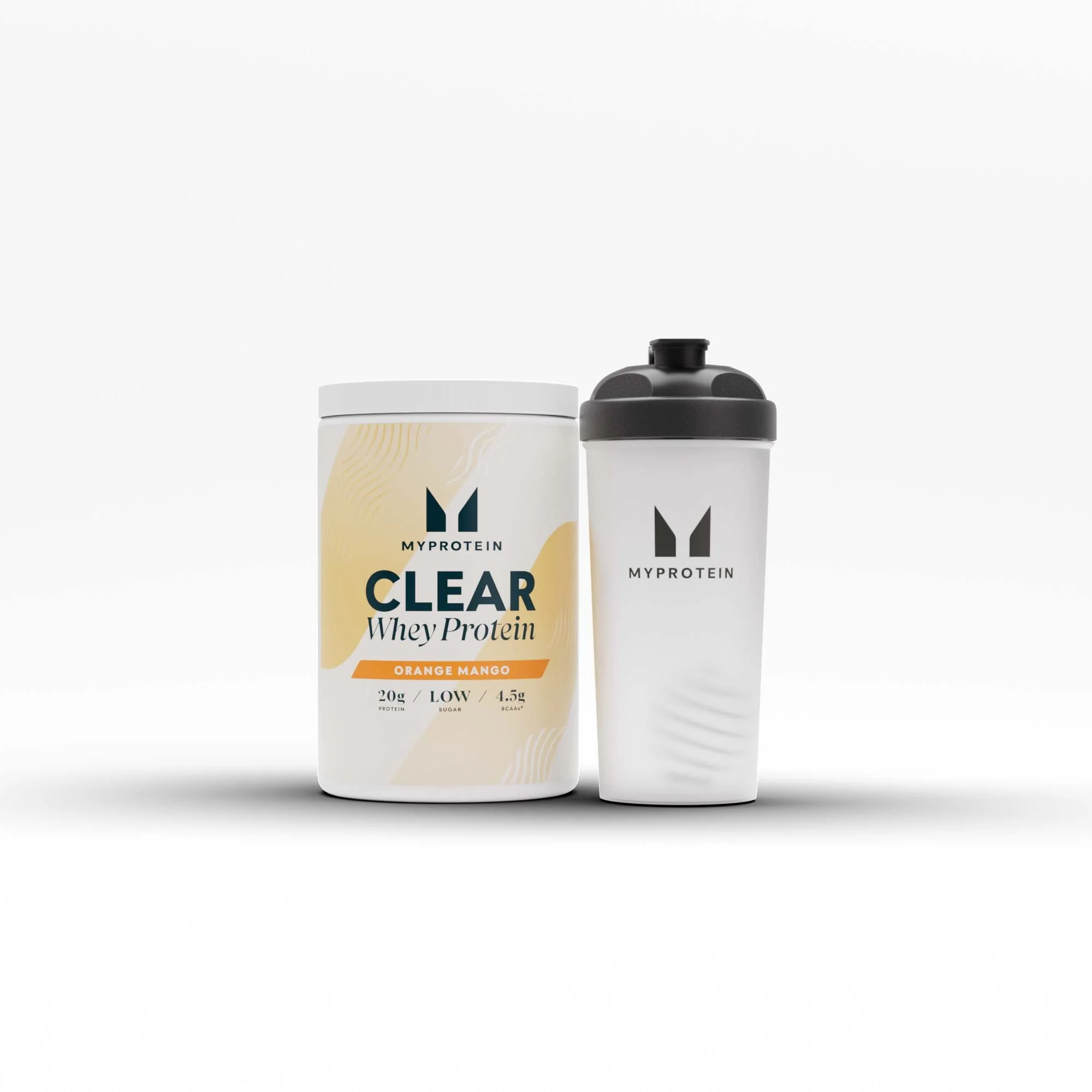 „Clear“ baltymų pakuotė - Shaker - Orange Mango vaizdas 1