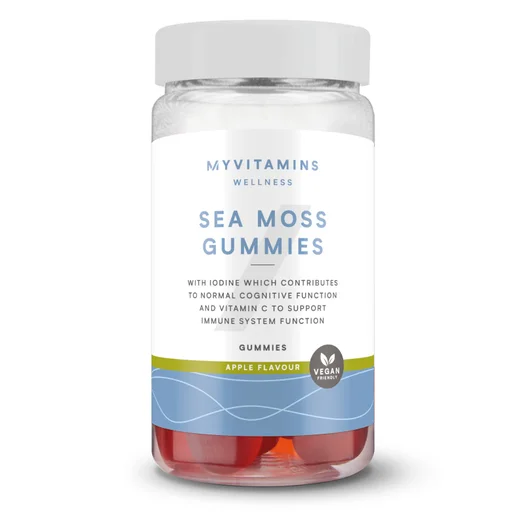 Jūros samanų guminukai - 60gummies - Obuolių