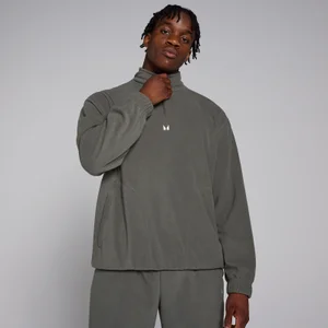 MP vyriškas vilnonis megztinis su 1/4 užtrauktuku – Ginklo metalo - Size XS