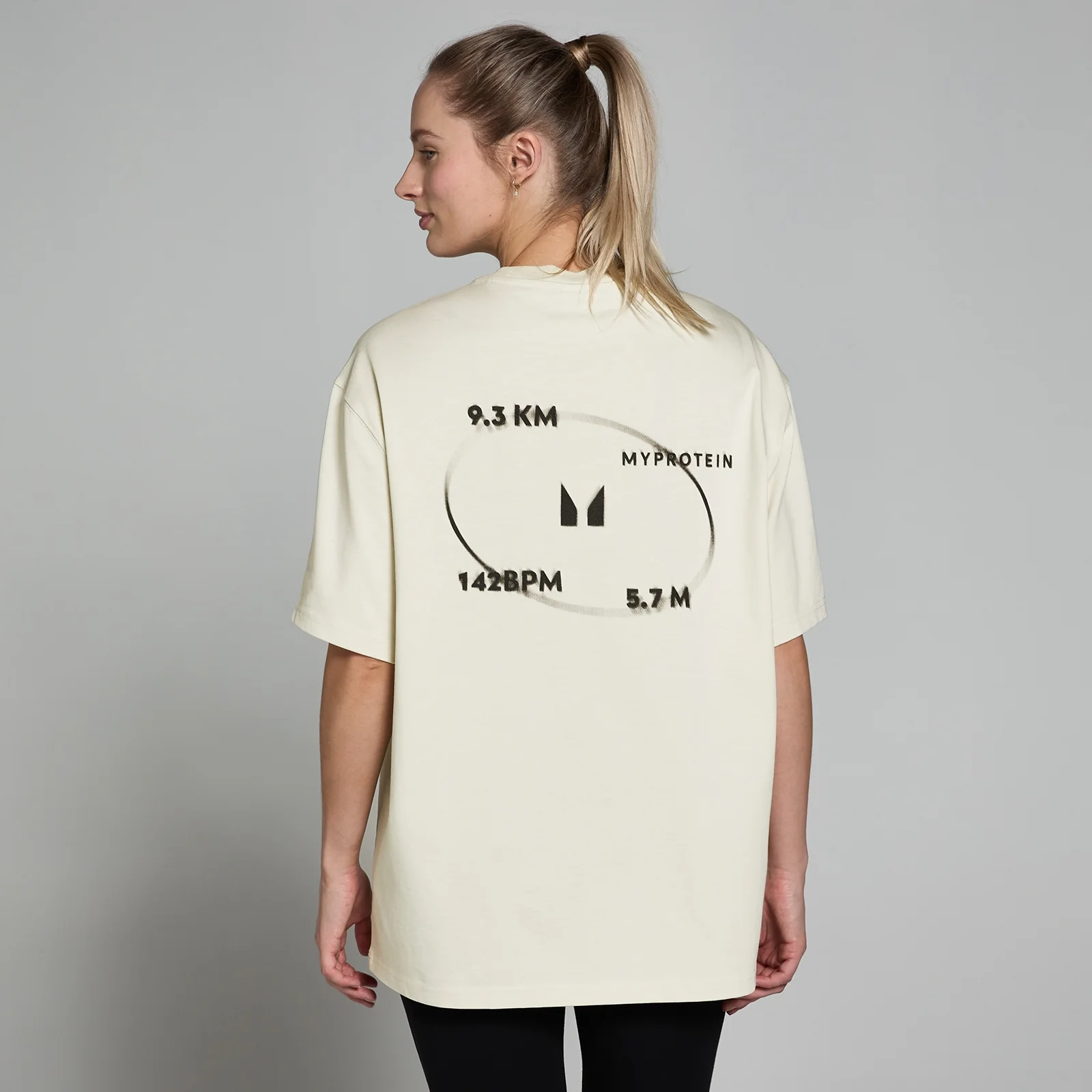 MP moteriški „Tracking Graphic“ marškinėliai – Natūrali - S-M vaizdas 1