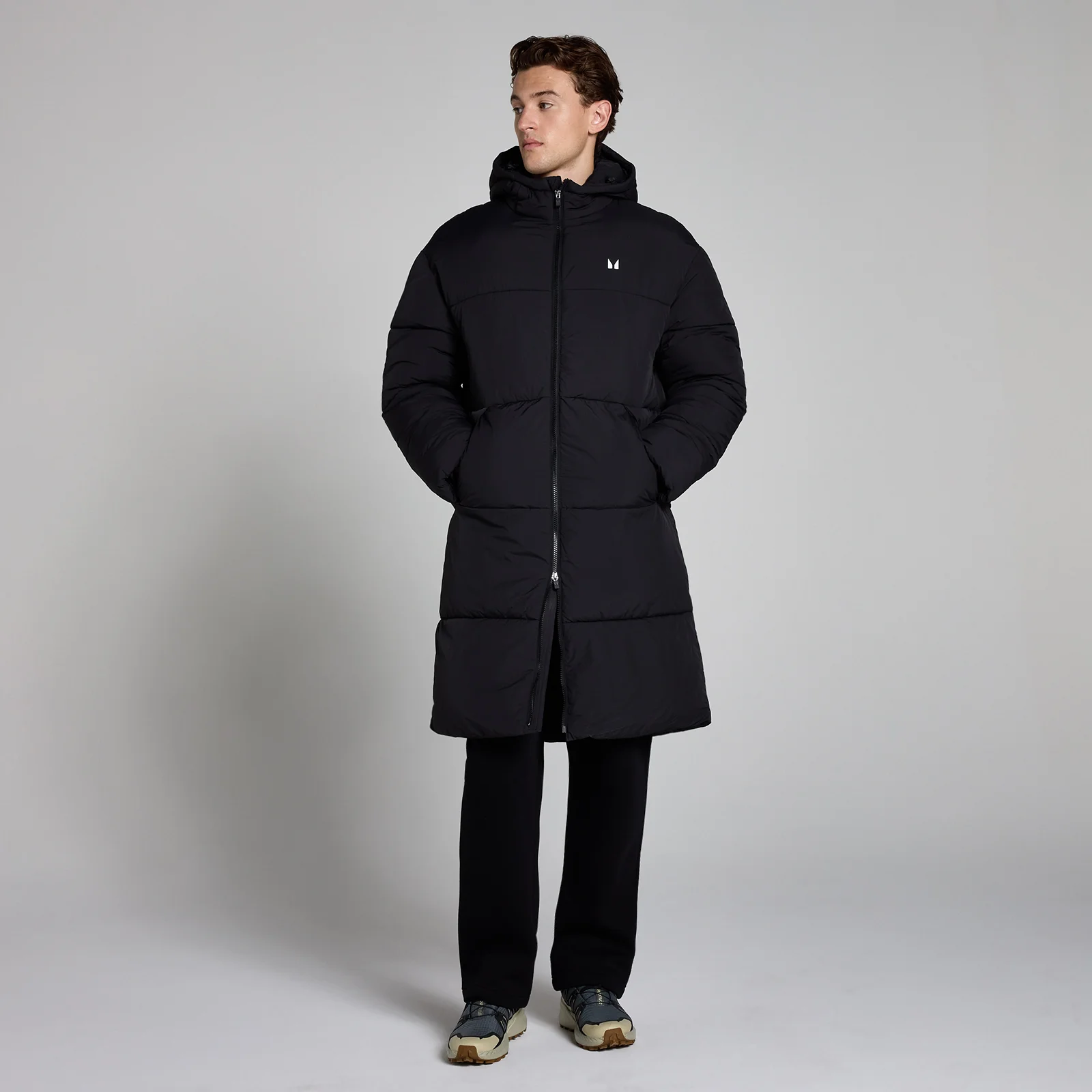 MP vyriška pūkinė „Long Puffer“ striukė – Juoda - XS vaizdas 1