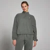 MP moteriškas vilnonis „Funnel Neck 1/4 Zip“ megztinis – Ginklo metalo