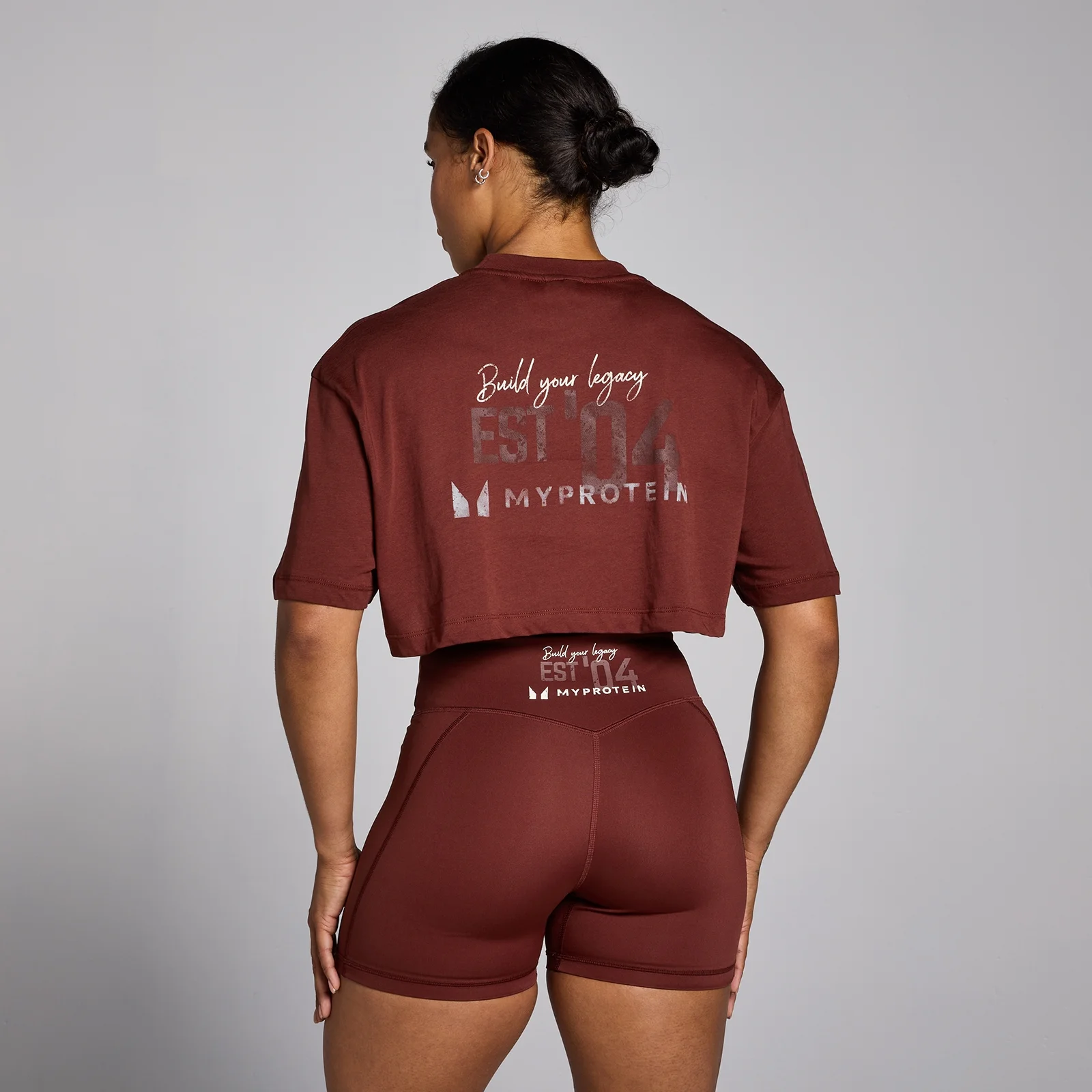 MP moteriški „Origin Crop Graphic“ marškinėliai – Plytos - XS vaizdas 1