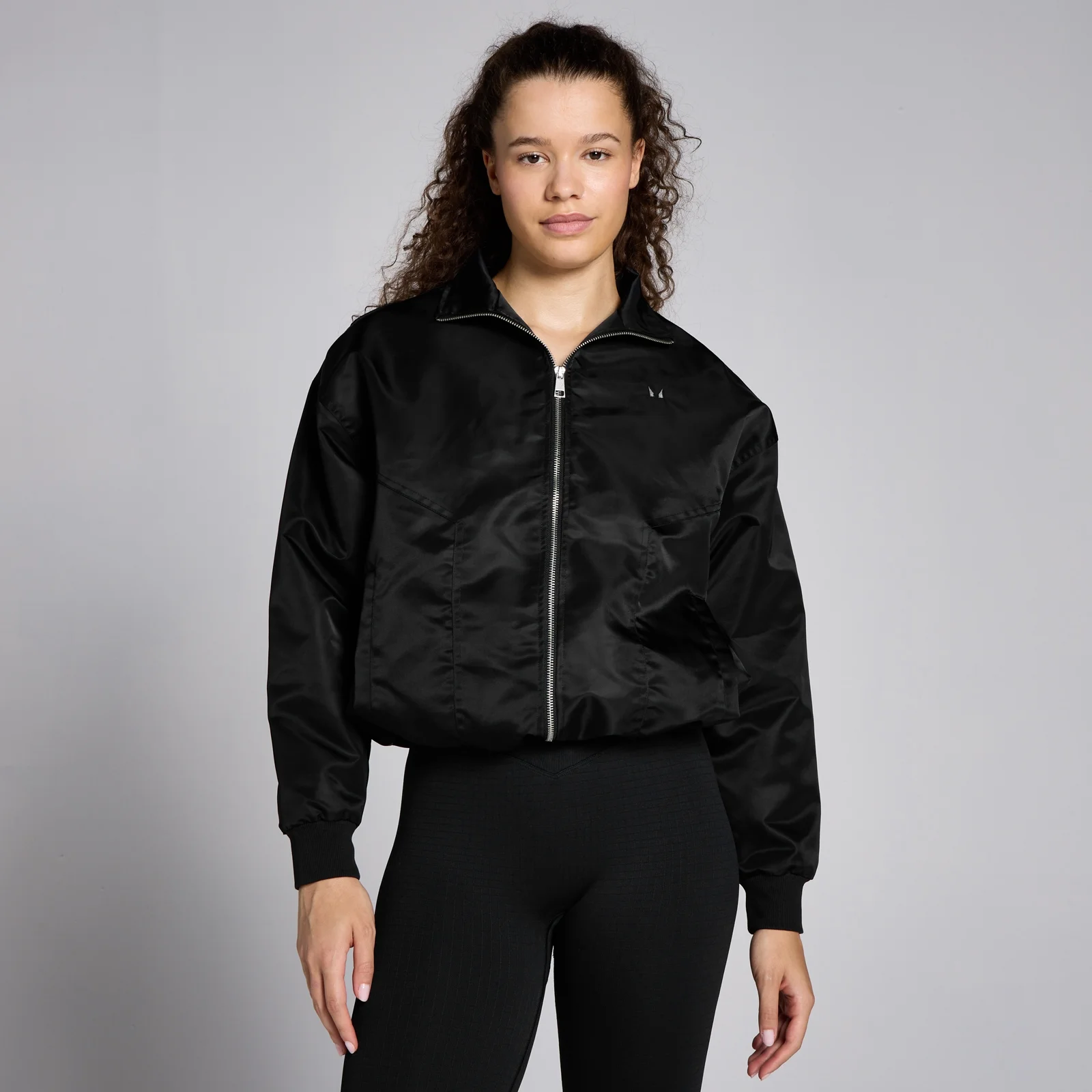 MP moteriška „Lifestyle Nylon Bomber“ striukė – Juoda - L vaizdas 1