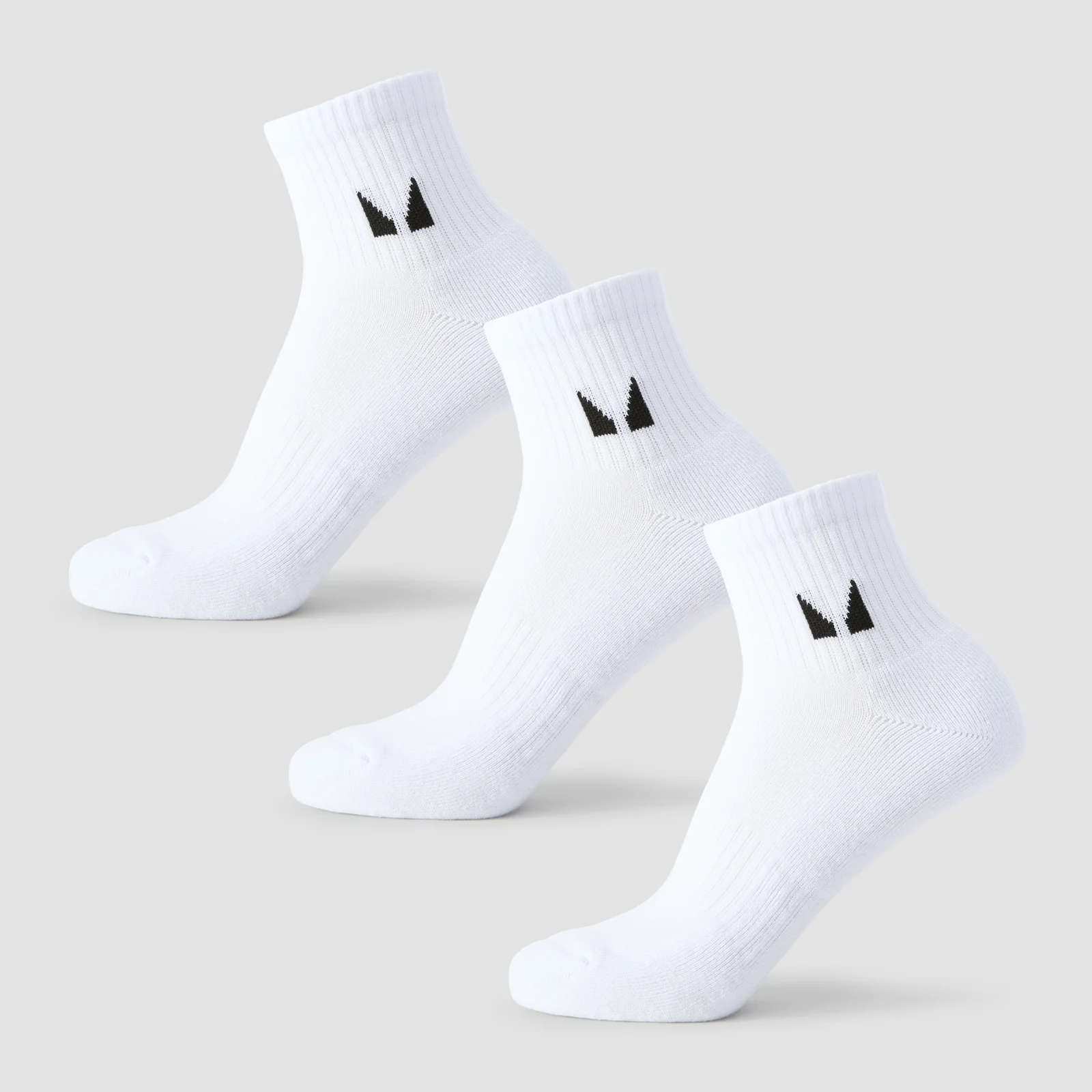 MP Unisex Ankle Socks (3 Pack) - White - UK 6-8 vaizdas 1