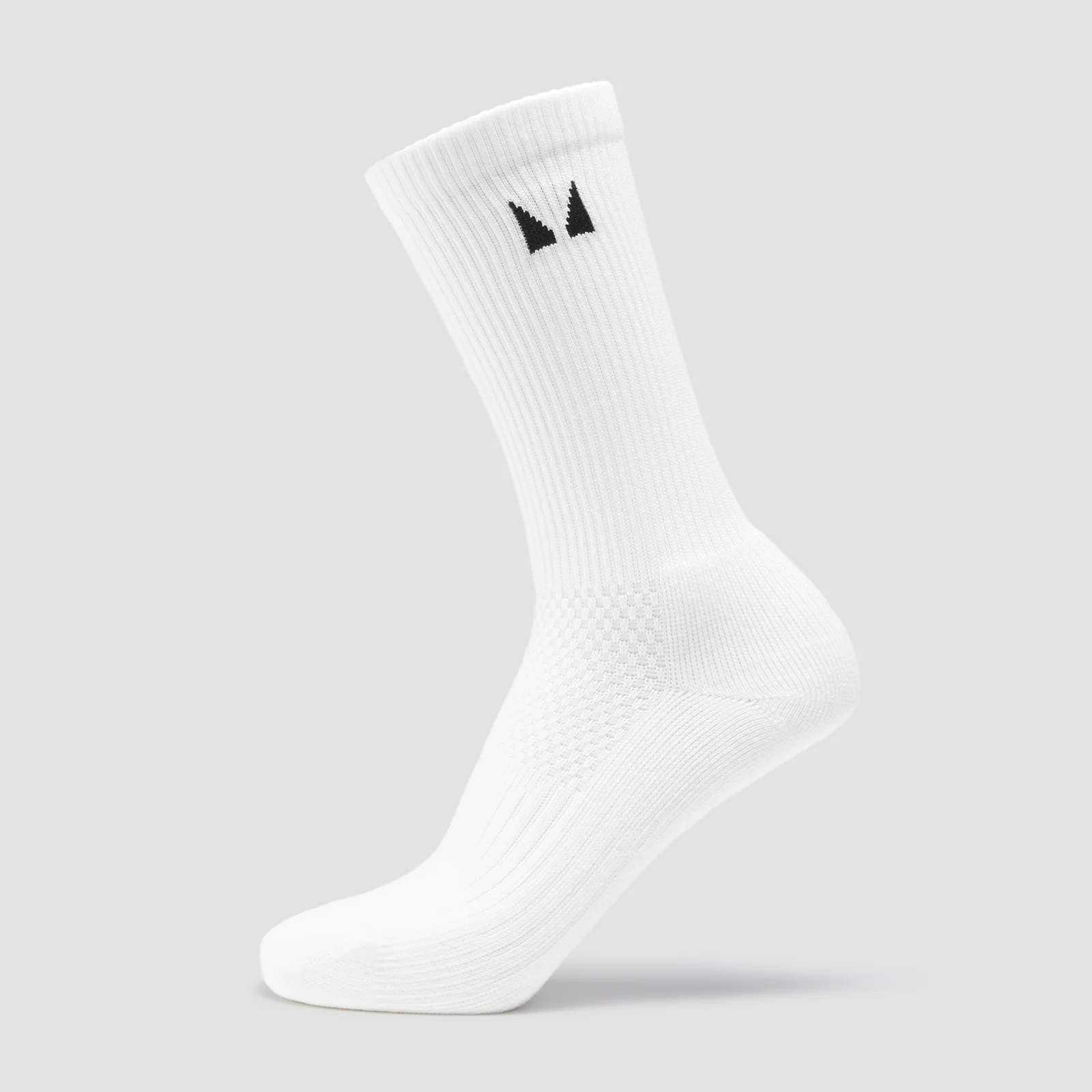 MP Running Socks - White - UK 9-11 vaizdas 1