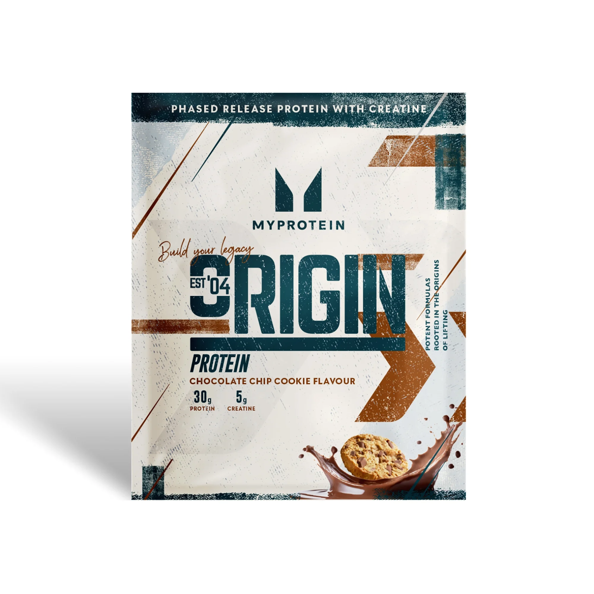 Origin Protein, with Creatine (Sample) - 1servings - Chocolate Chip Cookie vaizdas 1