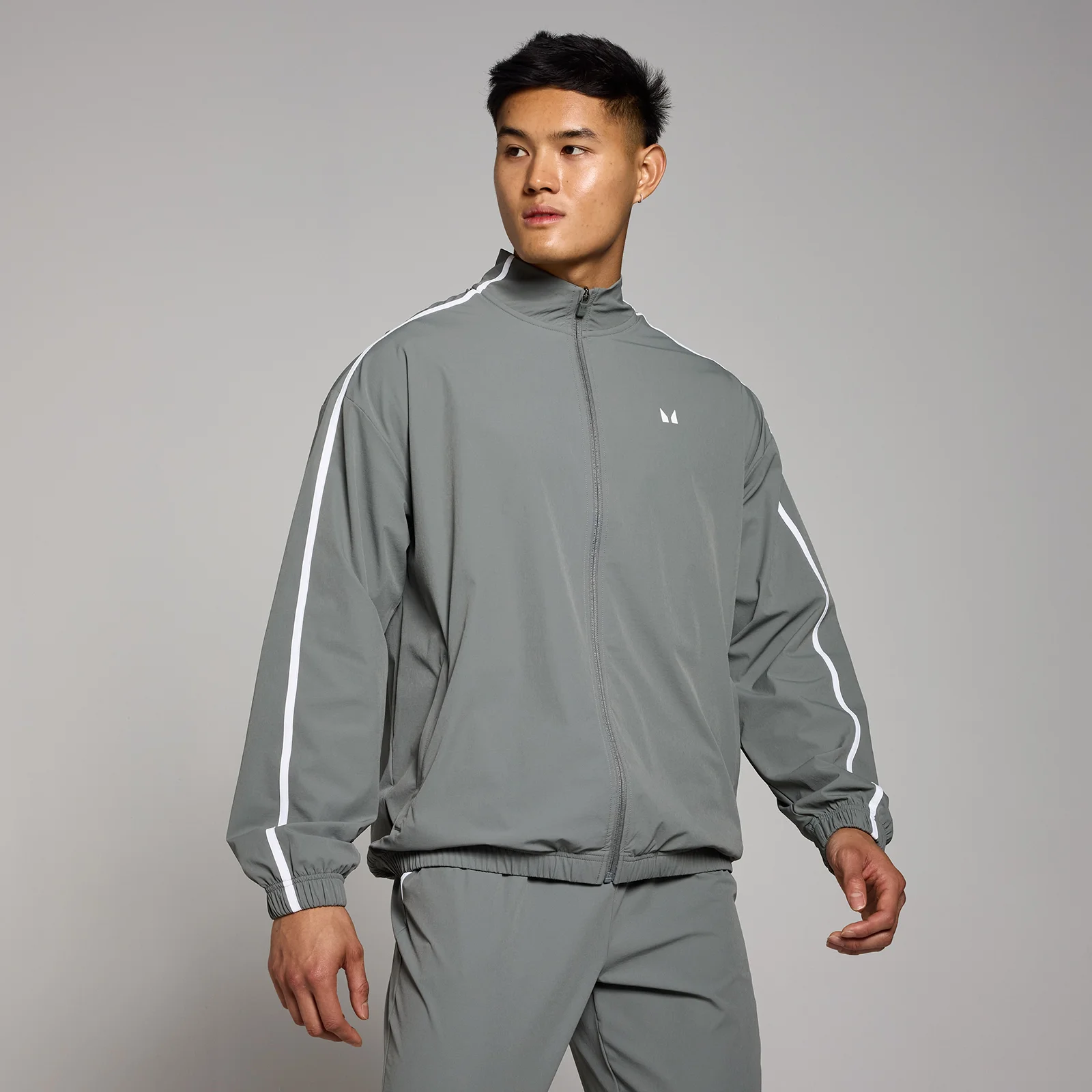 MP vyriškas „Tempo Binding Woven“ švarkelis – Akmens - XS vaizdas 1