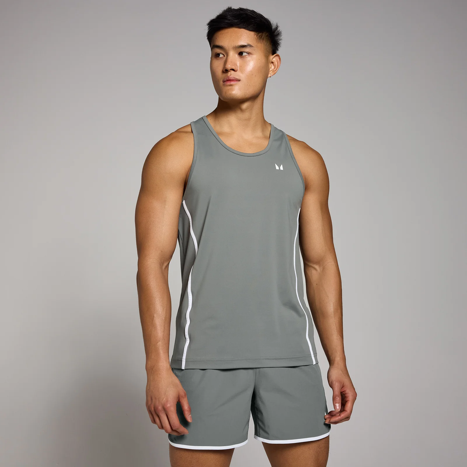 MP vyriški „Tempo Binding“ berankoviai marškinėliai – Akmens - XS vaizdas 1