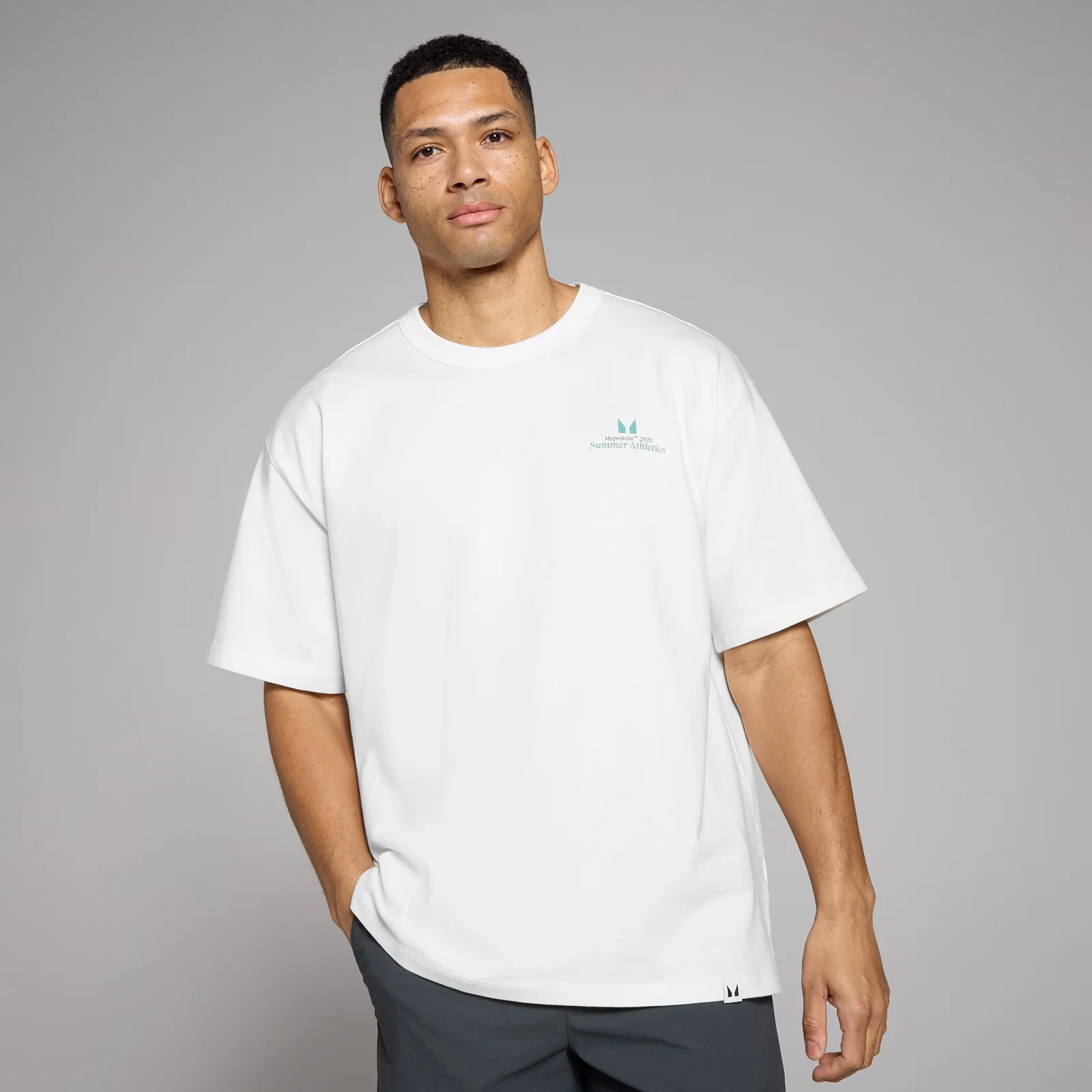 MP „Lifestyle Graphic“ marškinėliai – Retro balta - XXS-XS vaizdas 1