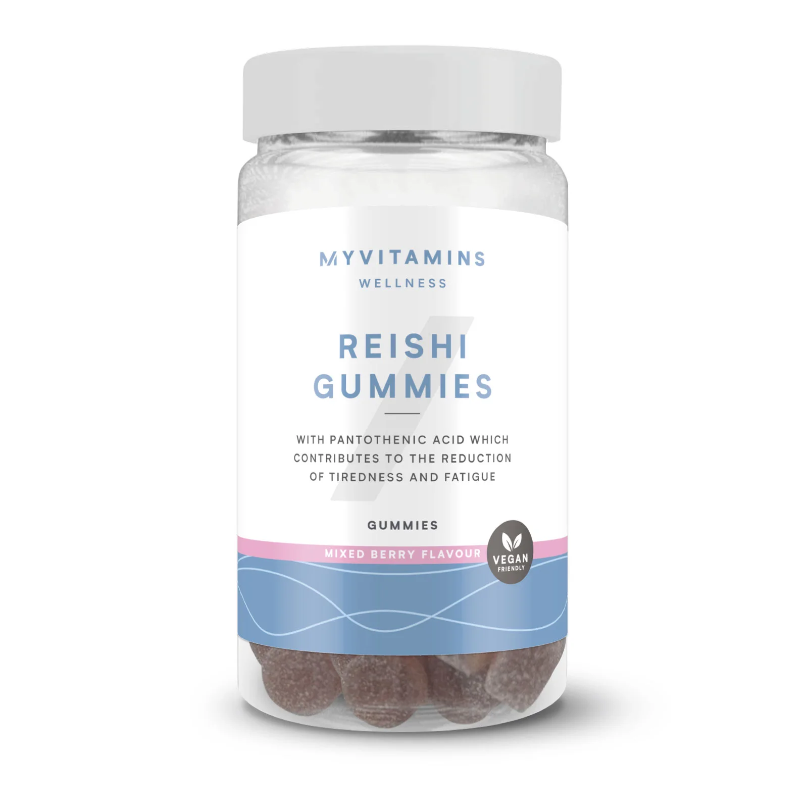 Grybų guminukai - 60gummies - Reishi (Relax) - Mixed Berry vaizdas 1