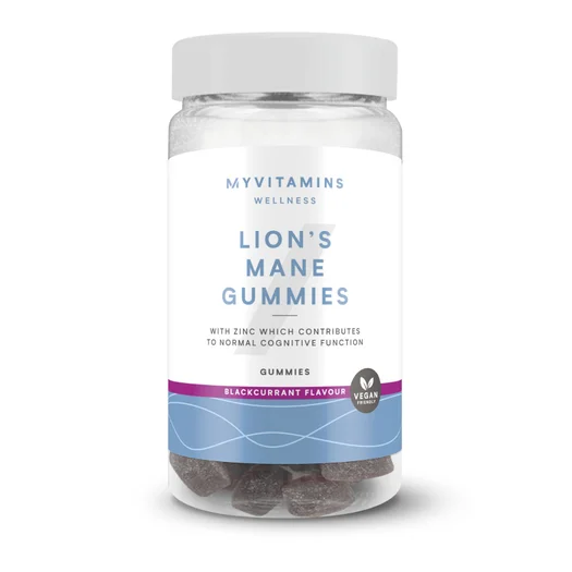 Grybų guminukai - 60gummies - Lion's Mane (Focus) - Blackcurrant