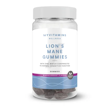 Grybų guminukai - 60gummies - Lion's Mane (Focus) - Blackcurrant