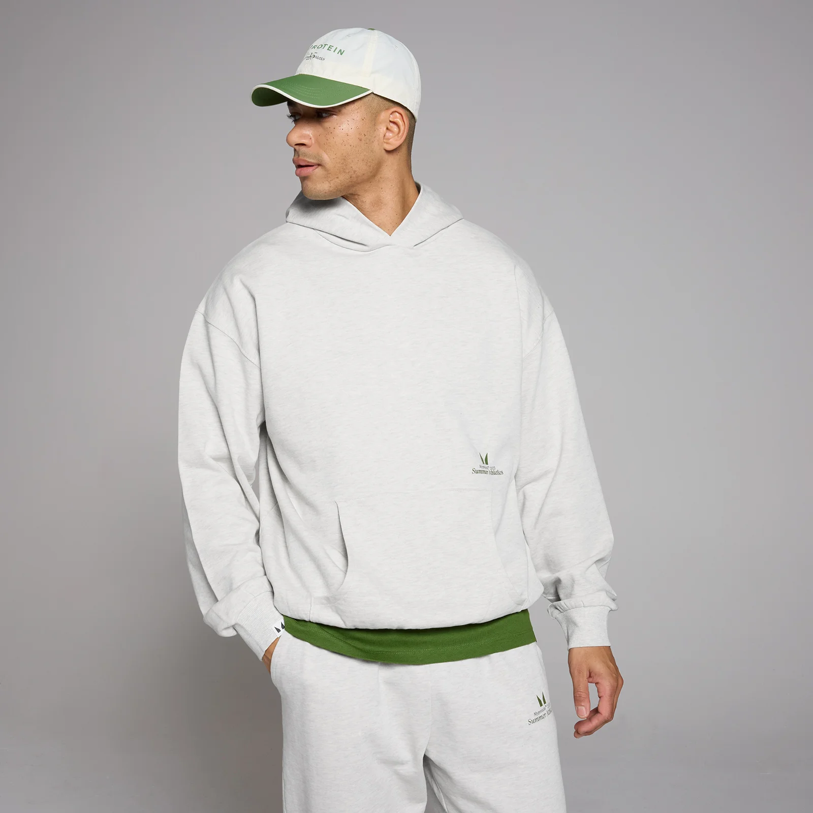 „MP Lifestyle Oversized“ džemperis – Pilka marmuro - S-M vaizdas 1