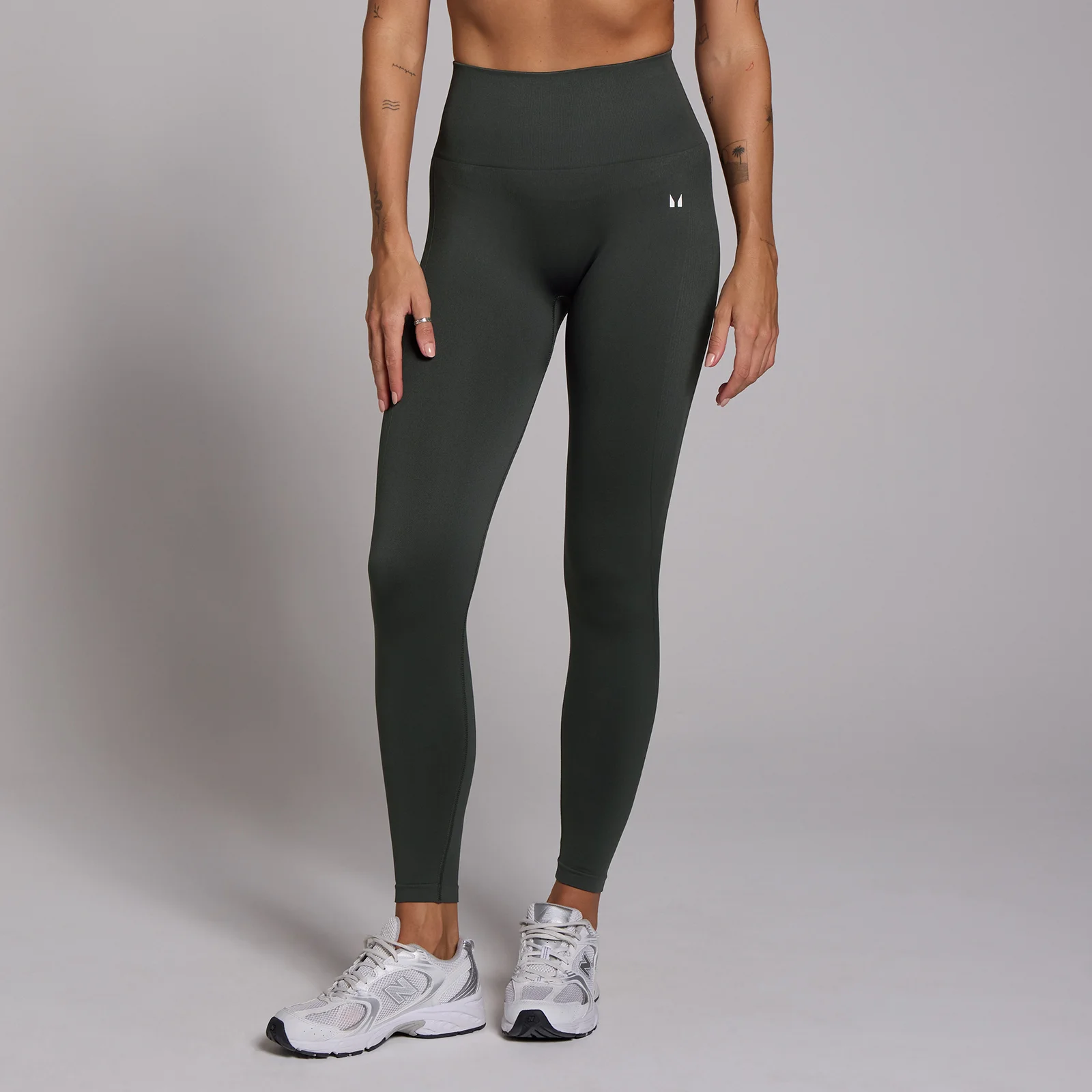 MP Women's Shape Seamless 7/8 Leggings - Dark Shadow - XS vaizdas 1