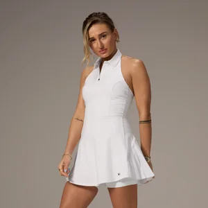 „MP X Tatiana“ teniso suknelė su apykakle – Balta - Size S