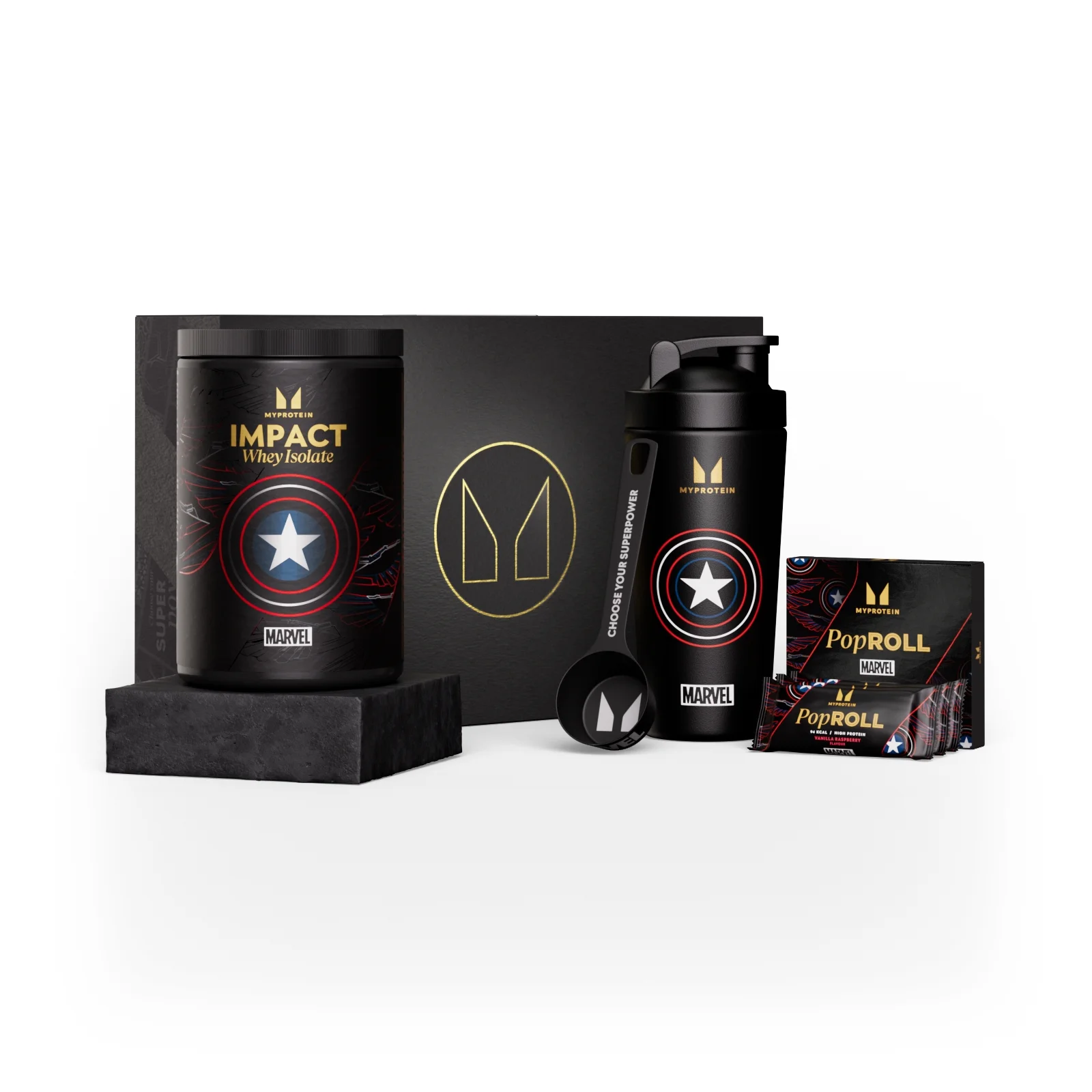 „Myprotein x Marvel“ | „Captain America“ dėžutė vaizdas 1