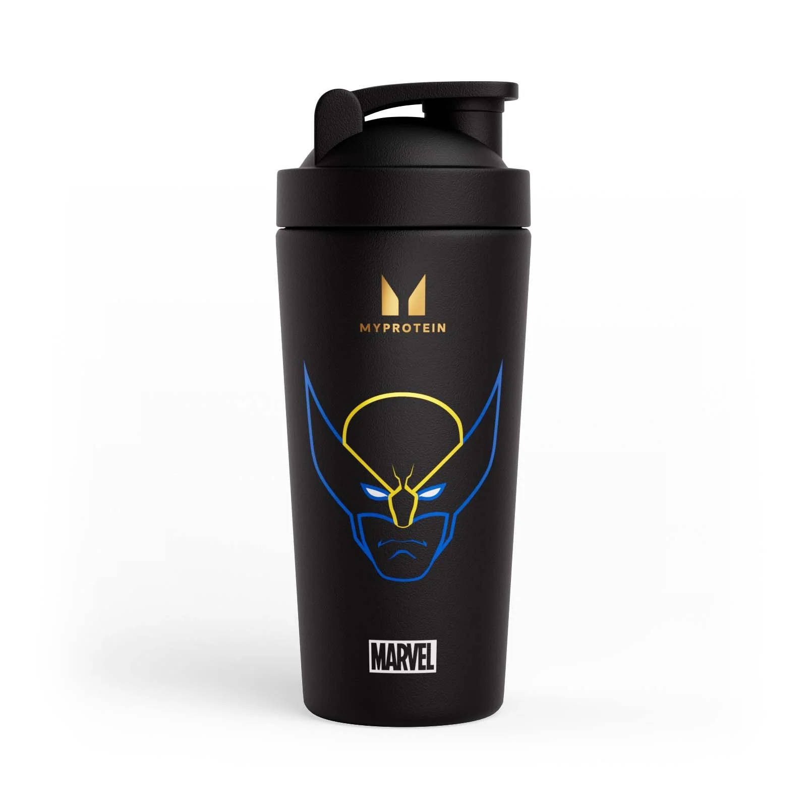 „Myprotein Wolverine“ perdirbamas metalinis kokteilių plaktuvas – Juoda vaizdas 1