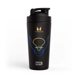 „Myprotein Wolverine“ perdirbamas metalinis kokteilių plaktuvas – Juoda - Option Wolverine