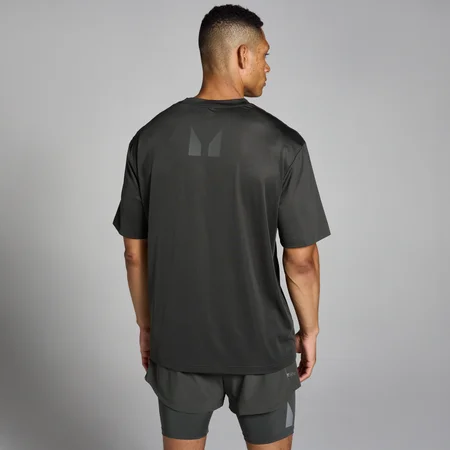 MP vyriški „Tempo Oversized Mesh Training“ marškinėliai – Nakties pilka