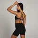 MP moteriška sportinė liemenėlė „Tempo Strappy Back“ – Juoda