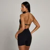 MP moteriška „Tempo Halterneck Open Back“ sportinė liemenėlė – Juoda