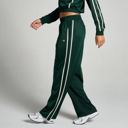 MP moteriškos tiesios „Tricot“ sportinės kelnės – Tamsi smaragdo