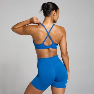 MP moteriška „Tempo Twist Back“ sportinė liemenėlė – Tikra mėlyna - Size S