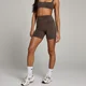 MP moteriški „Studio Fold Over“ šortai – Šokolado