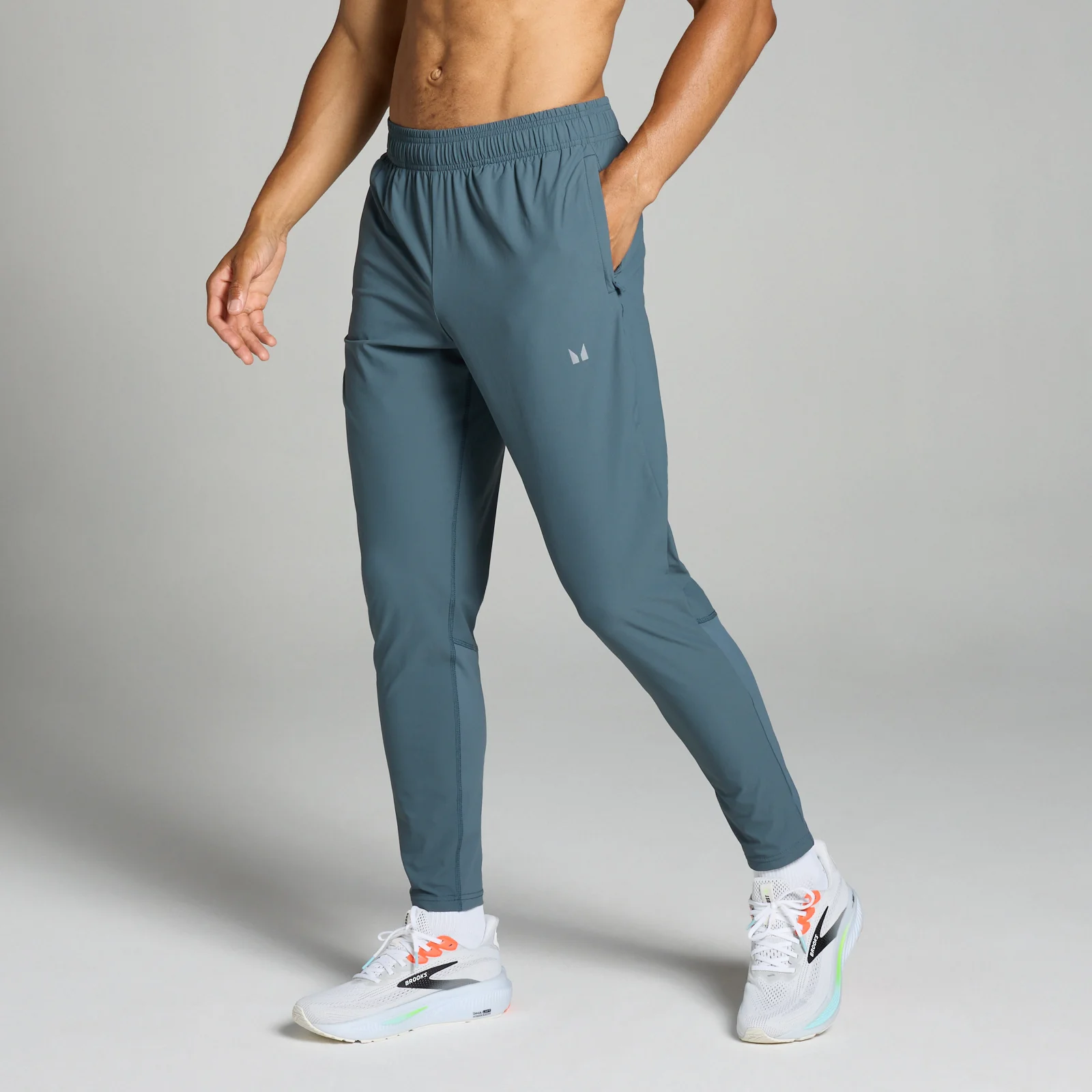 MP vyriškos „Velociy Woven“ sportinės kelnės – Tamsi šiferio - XS vaizdas 1