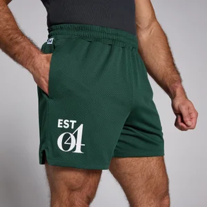 MP vyriški tinkliniai šortai - Tamsi smaragdo - Size M