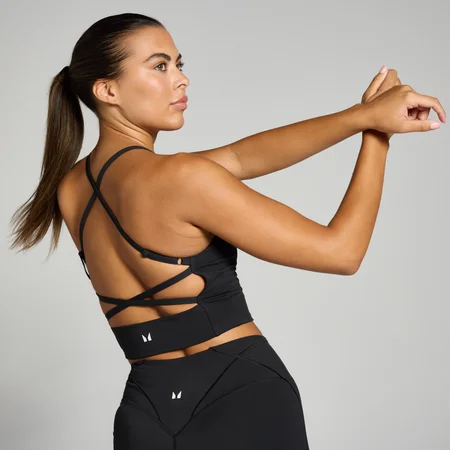 MP moteriški „Tempo Ultra Cross Back“ marškinėliai – Juoda