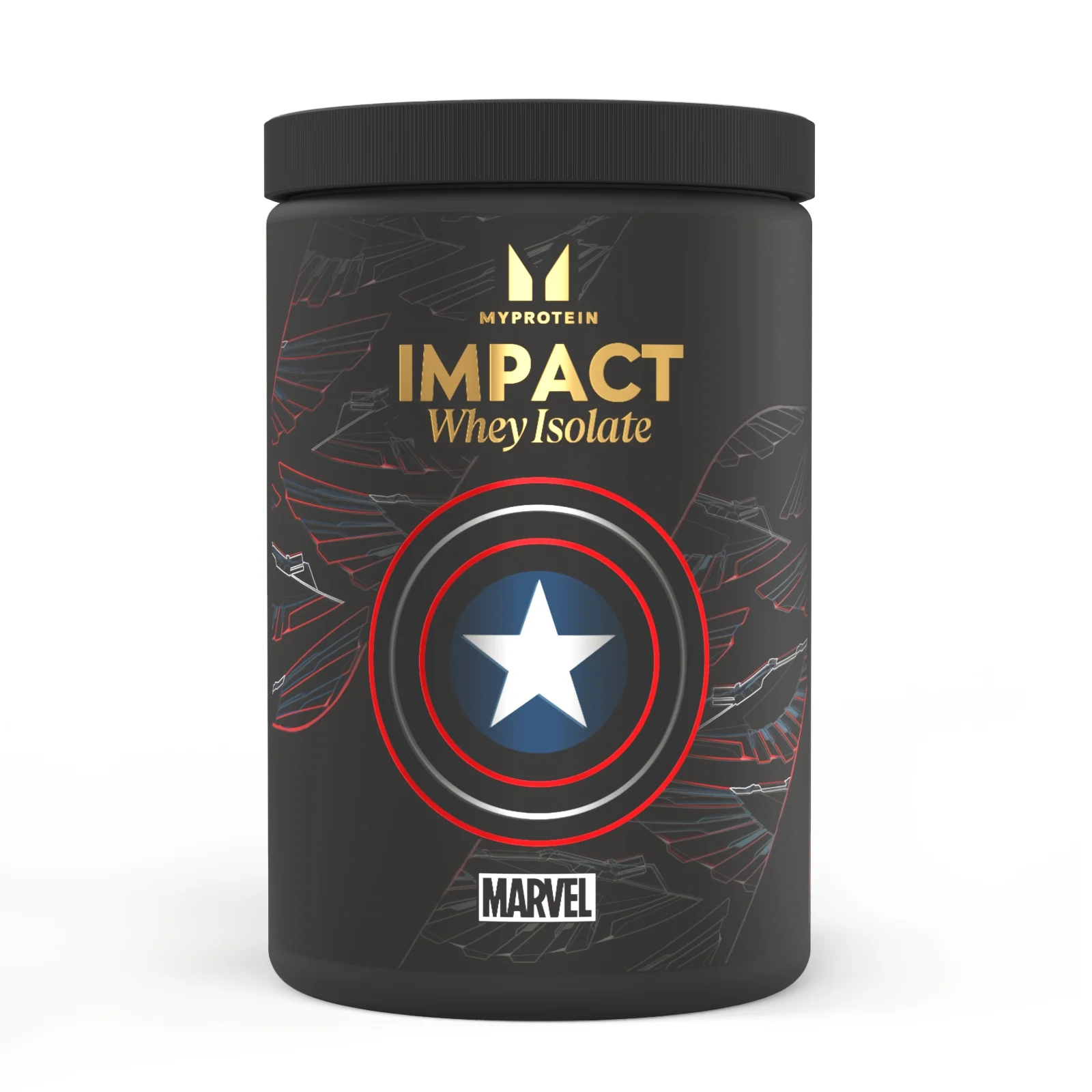 „Impact“ išrūgų izoliatas — „Captain America“ — Vanilė ir avietės vaizdas 1