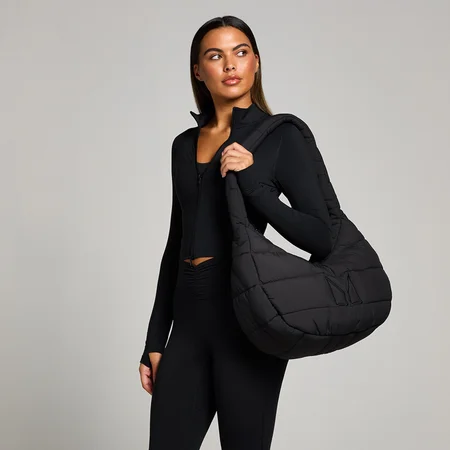 MP didelis paminkštintas krepšys – Juoda