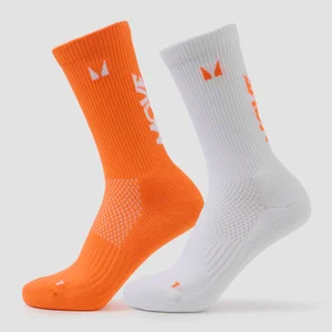 „MP Move Club“ bėgimo kojinės (2 pora) – Oranžinė - Size UK 2-5