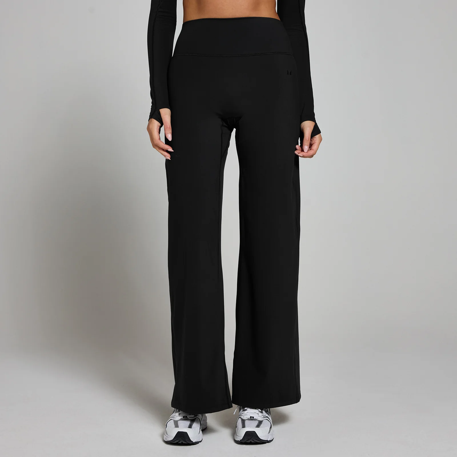 MP moteriškos „Tempo Wide Leg“ tamprės – Juoda  - XS vaizdas 1