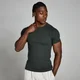 MP vyriški „Origin Ribbed Muscle Fit“ marškinėliai - Bluki juoda