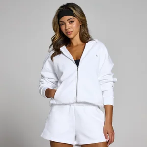MP moteriškas užtraukiamas „Basics“ džemperis – Balta - Size XL