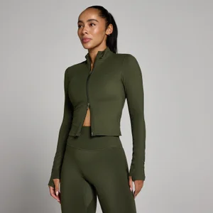 Moterų Tempo sutrumpinta striukė MP - Miško žalia - Size XS