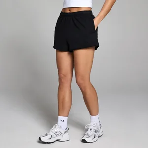 Moterų sportiniai šortai MP Lifestyle - Skalbta juoda - Size XS
