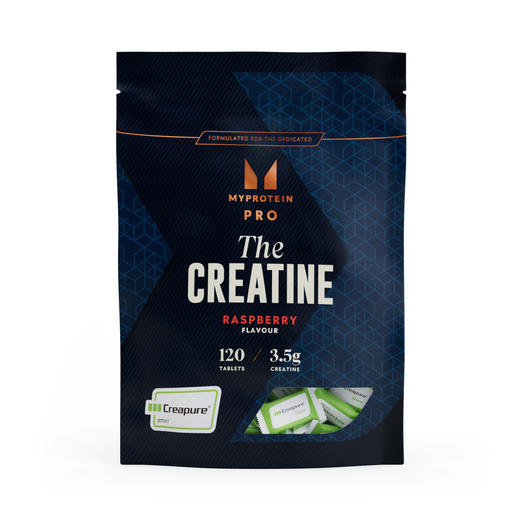 Kreatinas | „Creapure®“ kramtomosios tabletės - 120TABLETS - 30servings - Aviečių