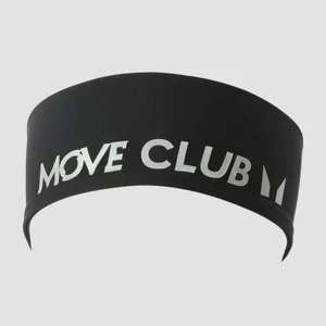 MP „Velocity Move Club“ galvos juosta – Juoda / šviesą atspindinti - Option Move Club
